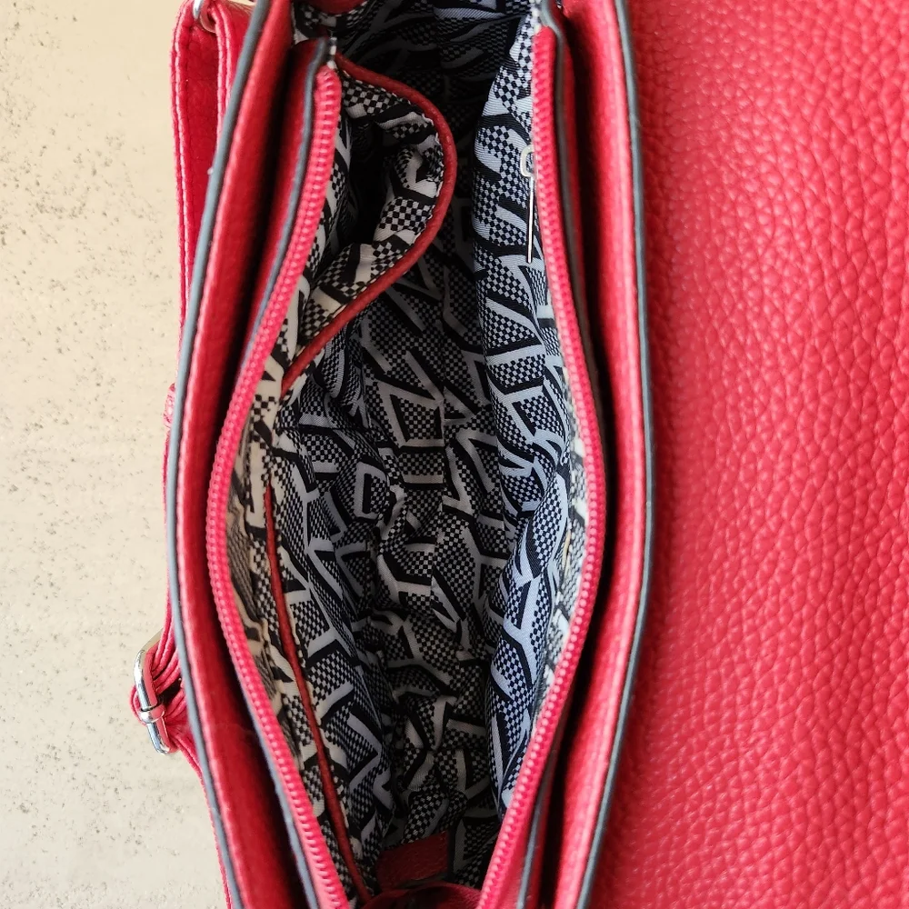 Marc New York Red Studded Crossbody Bag - Picture 14 of 17